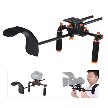 Andoer DSLR Camera Camcorder Shoulder Rig Handheld Stabilizer Film Making System w/15mm Rail Rod for Canon Nikon Sony
Andoer DSLR Camera Camcorder Shoulder Rig Handheld Stabilizer Film Making System w/15mm Rail Rod for Canon Nikon Sony