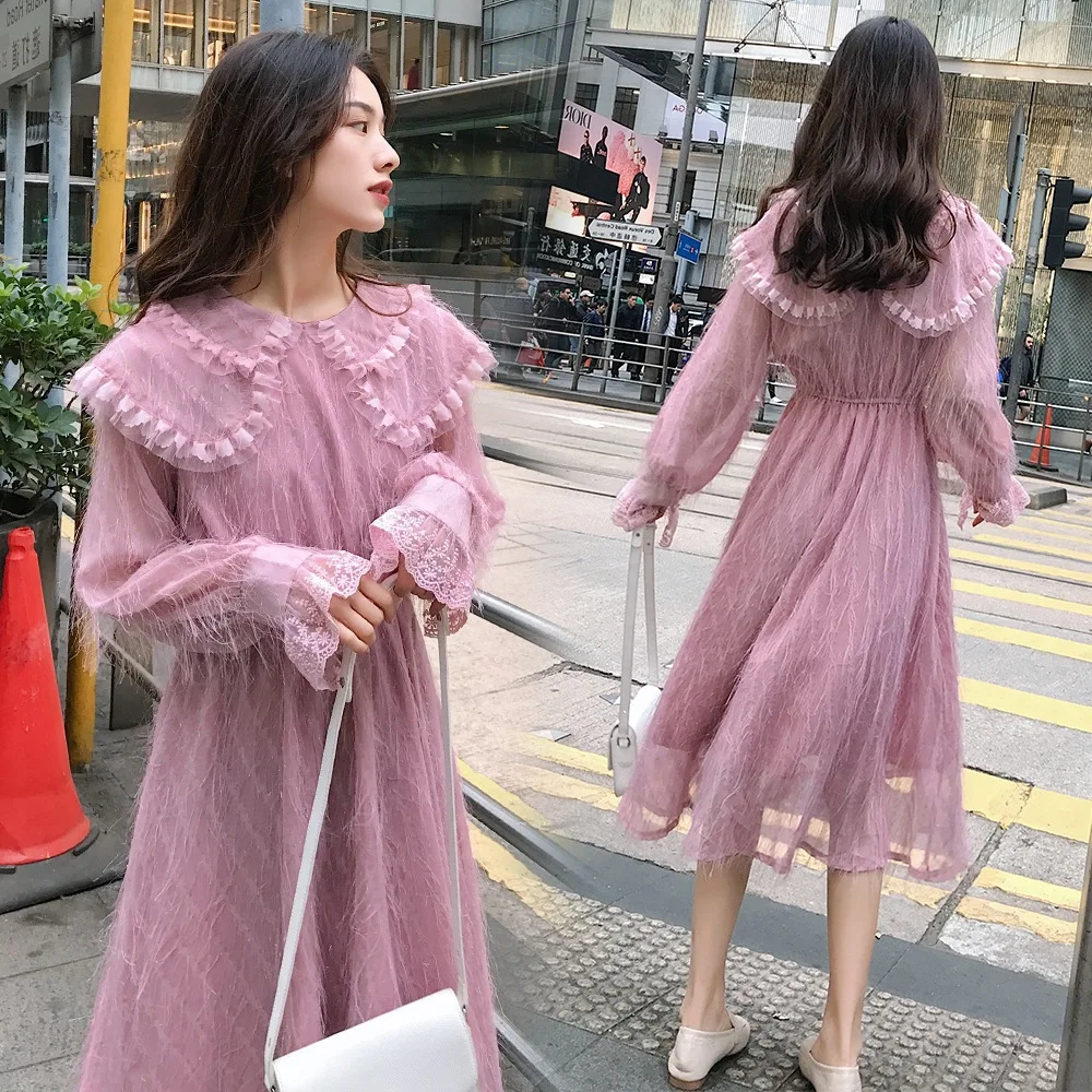 Photo Shoot INS xiang yu fen France Non-mainstream Immortal Tassels Feathering Long Peter Pan Collar Waist Hugging Big Hemline D
Photo Shoot INS xiang yu fen France Non-mainstream Immortal Tassels Feathering Long Peter Pan Collar Waist Hugging Big Hemline D