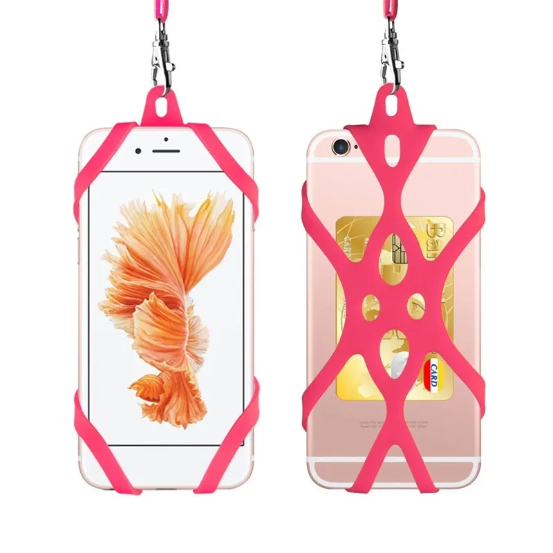 Universal 4.7-6.5in Silicone Cell Phone Lanyard Holder Case Cover Phone Neck Strap Necklace Sling For Smart Mobile phone lanyard
Universal 4.7-6.5in Silicone Cell Phone Lanyard Holder Case Cover Phone Neck Strap Necklace Sling For Smart Mobile phone lanyard