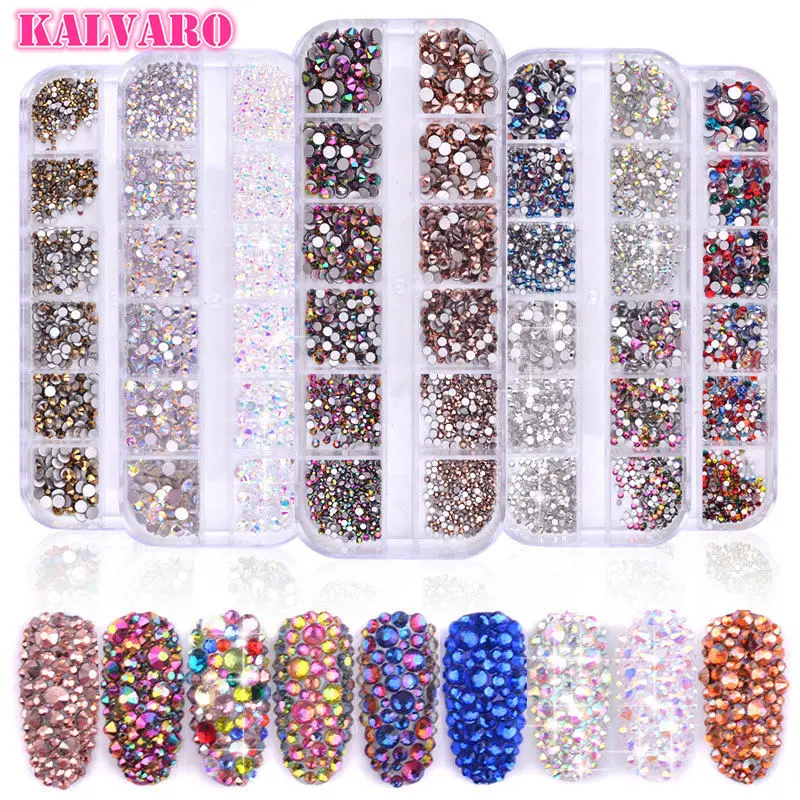 2080 Pcs Nail Glitter Rhinestones Silver Flat Bottom Drill Diamond For UV Nail Polish Mixed Size Rainbow Nail Art Jewelry
2080 Pcs Nail Glitter Rhinestones Silver Flat Bottom Drill Diamond For UV Nail Polish Mixed Size Rainbow Nail Art Jewelry