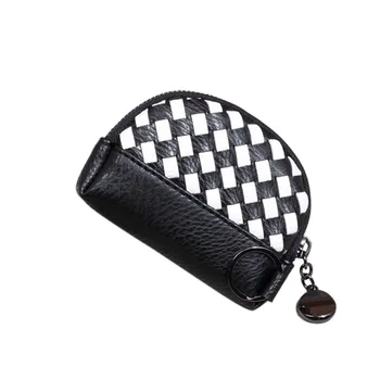 Women's bag hand-woven female purse coin purse wallet PU leather small zipper bag womens wallets and purses
Women's bag hand-woven female purse coin purse wallet PU leather small zipper bag womens wallets and purses