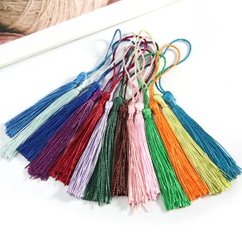 

Mibrow 50pcs/lot 12cm Chinese knot Silk Tassel for Earrings Long Rayon Thread Tassels Handmade Cotton Tassel Jewelry