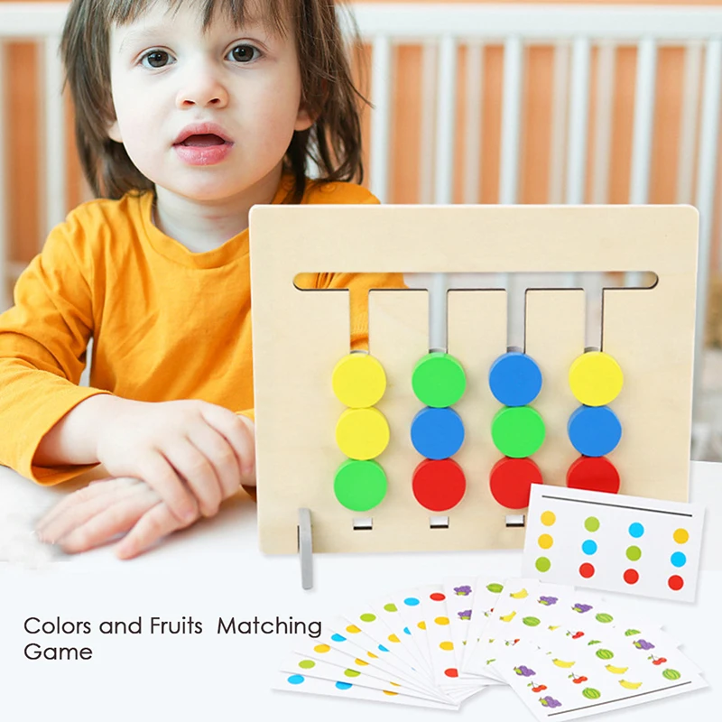 Montessori Wooden Toy Color Shape Matching Logical Reasoning Training Early Educational Toy for Kids Children Gift Matching Game
Montessori Wooden Toy Color Shape Matching Logical Reasoning Training Early Educational Toy for Kids Children Gift Matching Game