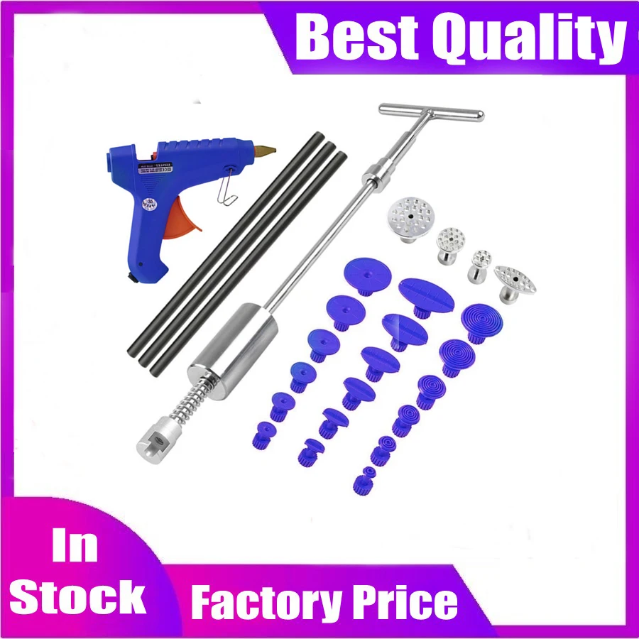 Dent Repair Tool With Sliding Hammer T-type Puller, Suitable For Car Body Removal Dent Repair
Dent Repair Tool With Sliding Hammer T-type Puller, Suitable For Car Body Removal Dent Repair