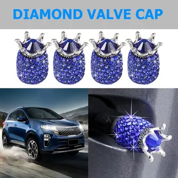 Rhinestone Valve Nozzle Cap Alloy Crown Valve ABS and Alloy and Water Drill CapAutomobile Wheel Valve Stem Cap Universal
Rhinestone Valve Nozzle Cap Alloy Crown Valve ABS and Alloy and Water Drill CapAutomobile Wheel Valve Stem Cap Universal