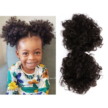 2Pcs Synthetic Afro Kinky Hair Bun Chignon Postiche Cheveux High Temperature Fiber Drawstring Ponytail on Puff Hair Bun For Kids
2Pcs Synthetic Afro Kinky Hair Bun Chignon Postiche Cheveux High Temperature Fiber Drawstring Ponytail on Puff Hair Bun For Kids