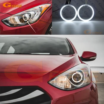 Excellent Ultra bright illumination CCFL Angel Eyes kit Halo Ring For HYUNDAI ELANTRA 2011 2012 2013 Projector headlight
