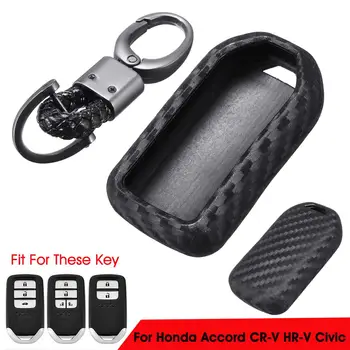 TPU Carbon Fiber Car Remote Key Case Cover Keychain Anti-Scratch Wear-Resisting For Honda For Accord For CR-V For HR-V For Civic
TPU Carbon Fiber Car Remote Key Case Cover Keychain Anti-Scratch Wear-Resisting For Honda For Accord For CR-V For HR-V For Civic