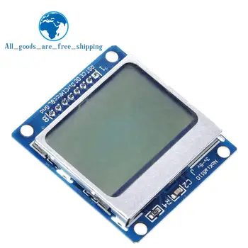 TZT Smart Electronics LCD Module Display Monitor Blue backlight adapter PCB 84*48 84x84 lcd5110 Nokia 5110 Screen for Arduino
TZT Smart Electronics LCD Module Display Monitor Blue backlight adapter PCB 84*48 84x84 lcd5110 Nokia 5110 Screen for Arduino