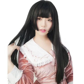 Long Straight Synthetic Hair Wigs Hime Haircut of Wigs Frontal Wig Heat Resistant Synthetic Female Cosplay with Bangs Wigs
Long Straight Synthetic Hair Wigs Hime Haircut of Wigs Frontal Wig Heat Resistant Synthetic Female Cosplay with Bangs Wigs