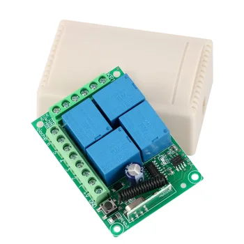 XT-XINTE DC12V 4CH Wireless Remote Control Light Switch 5A Load Relay Radio Receiver Module+Transmitter for Garage Doors/lamp
XT-XINTE DC12V 4CH Wireless Remote Control Light Switch 5A Load Relay Radio Receiver Module+Transmitter for Garage Doors/lamp