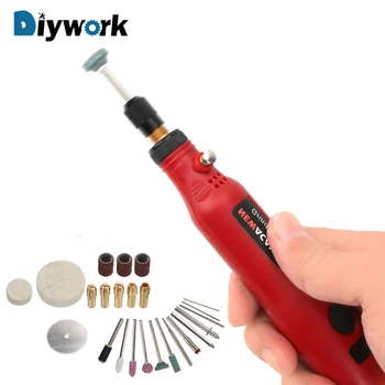 DIYWORK Mini Wireless Electric Grinder Set 3 Speed Rotary Tools Drill Engraver Pen Abrasive Tools Milling Polishing Power Tool
DIYWORK Mini Wireless Electric Grinder Set 3 Speed Rotary Tools Drill Engraver Pen Abrasive Tools Milling Polishing Power Tool