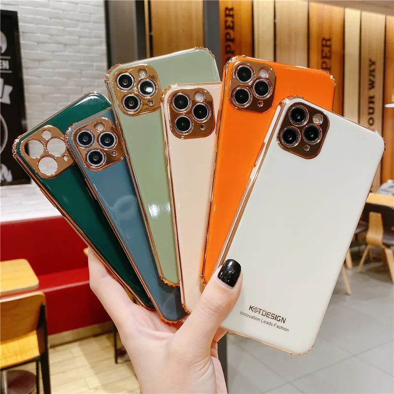 Simple Color plating Couples Phone Cover Case For Iphone X 11 pro Xs Max Xr 10 8 7 Plus se 4.7 Luxury Soft silicone Coque Fundas
Simple Color plating Couples Phone Cover Case For Iphone X 11 pro Xs Max Xr 10 8 7 Plus se 4.7 Luxury Soft silicone Coque Fundas