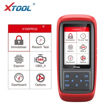 

XTOOL 2019 X100 PRO2 Auto key programmer OBD2 Scanner car diagnostic odometer adjustment code reader EEPROM adapter Free Update