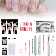 16pcs Poly Nail Gel Extension Nail Kit All For Manicure Set Acrylic Solution UV/LED Builder Gel Polish For Nail Art Design
16pcs Poly Nail Gel Extension Nail Kit All For Manicure Set Acrylic Solution UV/LED Builder Gel Polish For Nail Art Design
