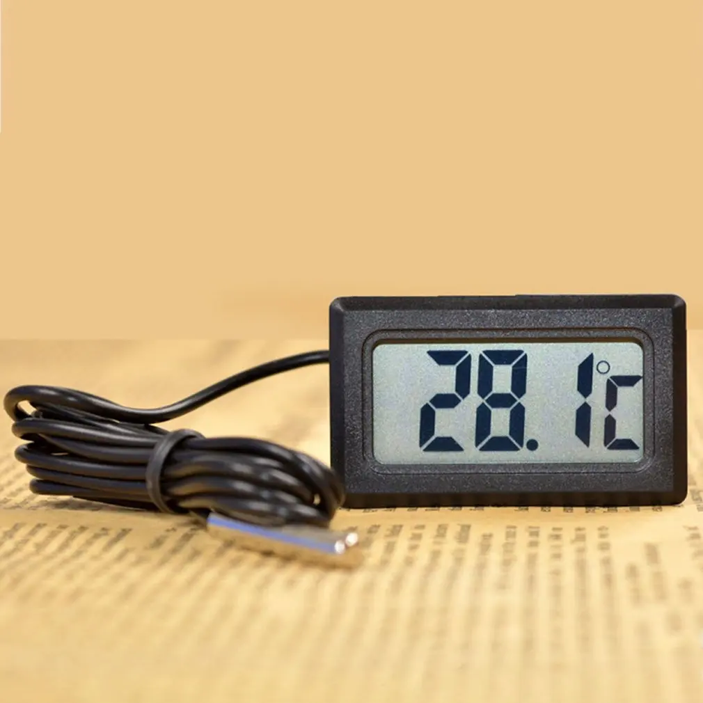Electronic Digital Display Digital Thermometer Aquarium Refrigerator Water Temperature Meter Thermometer Waterproof Probe
Electronic Digital Display Digital Thermometer Aquarium Refrigerator Water Temperature Meter Thermometer Waterproof Probe