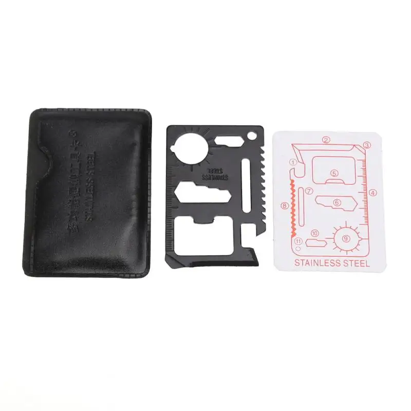Multi-function Mini Portable Pocket Credit Card Size Emergency Survival Tool Kit 11-in-1 Saber Card Knife/screw/wrench/opener
Multi-function Mini Portable Pocket Credit Card Size Emergency Survival Tool Kit 11-in-1 Saber Card Knife/screw/wrench/opener