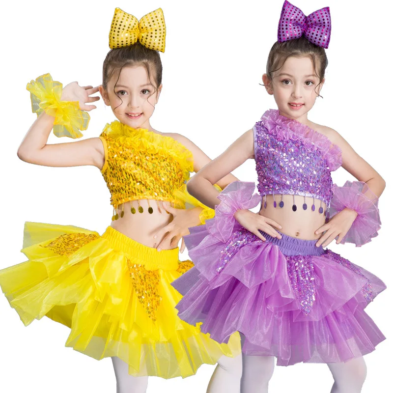 Latin dress six one girl costume female poncho gauze sequins children's chorus dance performance clothing
Latin dress six one girl costume female poncho gauze sequins children's chorus dance performance clothing