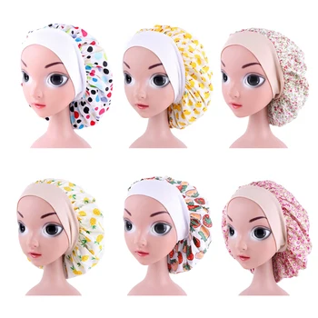 Cute Pattern Satin Kids Hair Caps Wide-brimmed Elastic Nightcap Turban Hat Girl Wide Elastic Band Solid Night Sleep Caps Styling
Cute Pattern Satin Kids Hair Caps Wide-brimmed Elastic Nightcap Turban Hat Girl Wide Elastic Band Solid Night Sleep Caps Styling