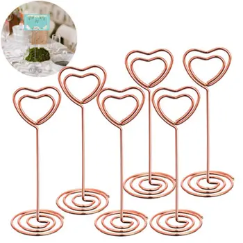 5PC Metal Place Card Holder Romantic Heart Photo Clip Cool Wedding Party Desktop Decoration Tool Table Card Holder Stand Clips
5PC Metal Place Card Holder Romantic Heart Photo Clip Cool Wedding Party Desktop Decoration Tool Table Card Holder Stand Clips
