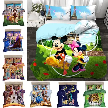 Cartoon cross border three piece foreign trade bedding 3D digital printing quilt cover set Single Twin Double Queen King
Cartoon cross border three piece foreign trade bedding 3D digital printing quilt cover set Single Twin Double Queen King