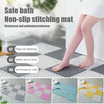 4 Pcs Hollow Anti-slip Floor Mat Pad 30x30cm Splicing for Home Bathroom Kitchen H88F 
4 Pcs Hollow Anti-slip Floor Mat Pad 30x30cm Splicing for Home Bathroom Kitchen H88F