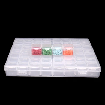 4/44/56/112 Slots Grids Storage Sticker Box Tool Diamond Painting Square Embroidery Accessories Bead Organizer Storage Case box
4/44/56/112 Slots Grids Storage Sticker Box Tool Diamond Painting Square Embroidery Accessories Bead Organizer Storage Case box