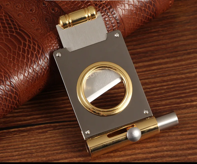 cohiba cutter cigar punch metal stainless steel cigar cutter