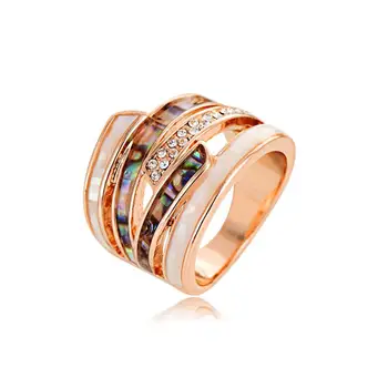 Viennois Rose Gold Color Finger Rhinestones Natual Shell Paved Ring Size 7 8 9 Rings For Women 2019
Viennois Rose Gold Color Finger Rhinestones Natual Shell Paved Ring Size 7 8 9 Rings For Women 2019