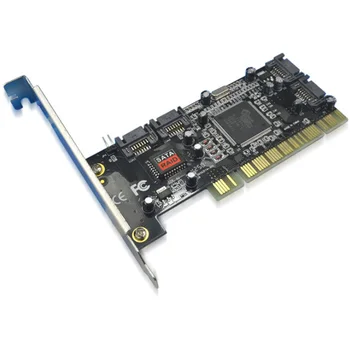PCI To SATA Professional Stable 4 Ports Plug Add On Easy Apply Quick Card Converter Controller Adapter For Desktop PC Internal
PCI To SATA Professional Stable 4 Ports Plug Add On Easy Apply Quick Card Converter Controller Adapter For Desktop PC Internal