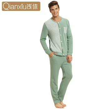 Men's Special Offer V-neck Cardigan Mixed Colors Pajamas Suit Pure Cotton Breathable Long Men Contrast col Home Wear
Men's Special Offer V-neck Cardigan Mixed Colors Pajamas Suit Pure Cotton Breathable Long Men Contrast col Home Wear