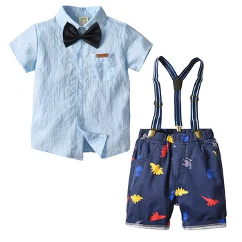 Baby Boys Gentleman Set Summer Fashion Blue Leisure Sport Shirt Strap Shorts Children's Clothing Boys Overalls
Baby Boys Gentleman Set Summer Fashion Blue Leisure Sport Shirt Strap Shorts Children's Clothing Boys Overalls