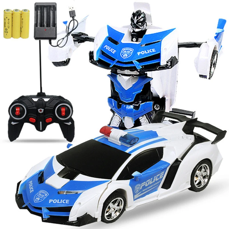 RC Cars Electric Transformer Car Deformation Robot Car Led Lights Remote-Controlled Transformation Car Toy for Boy Children A23
RC Cars Electric Transformer Car Deformation Robot Car Led Lights Remote-Controlled Transformation Car Toy for Boy Children A23