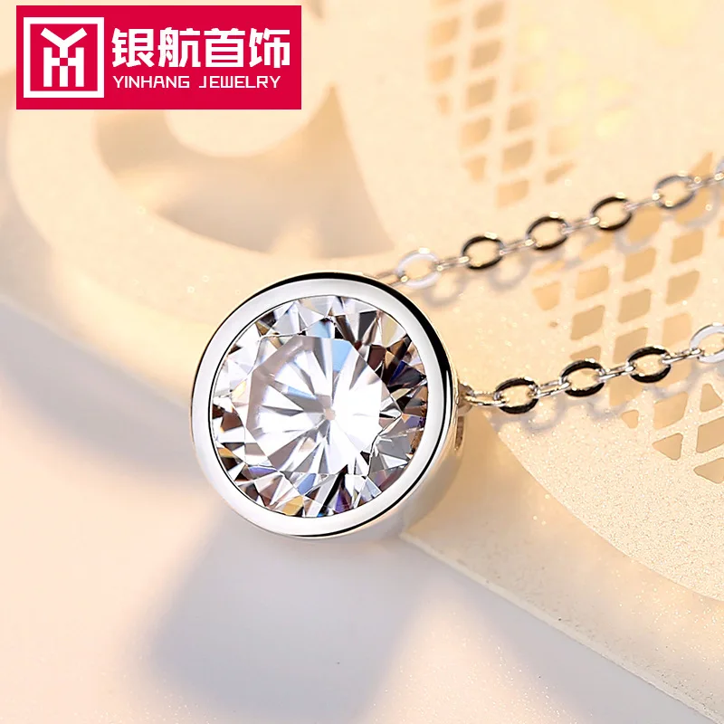 S925 Sterling Silver Necklace Women's Circle Fashion Classic Pendant Inlaid Zircon Choker
S925 Sterling Silver Necklace Women's Circle Fashion Classic Pendant Inlaid Zircon Choker