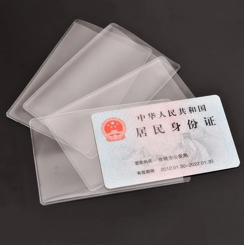 1/10PCs Transparent Waterproof Card Cover PVC Silicone Credit Cards Bank ID Card Sleeve Plastic Case Holder Cardholder Protector
1/10PCs Transparent Waterproof Card Cover PVC Silicone Credit Cards Bank ID Card Sleeve Plastic Case Holder Cardholder Protector