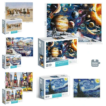 Puzzle 1000 Pieces Adult Puzzle Jigsaw Montessori Parper Puzzles adulto Educational Toys 1000 Pieces Puzzle 3d Antistress Toys
Puzzle 1000 Pieces Adult Puzzle Jigsaw Montessori Parper Puzzles adulto Educational Toys 1000 Pieces Puzzle 3d Antistress Toys