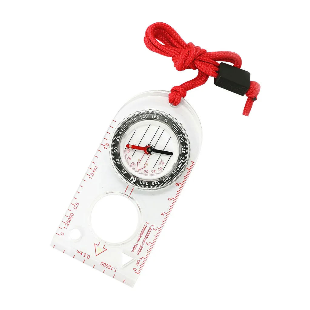 Portable Outdoor Portable Magnifying Compass Ruler Magnifier Scale Scout Hiking Camping Boating Orienteering Map Red rope
Portable Outdoor Portable Magnifying Compass Ruler Magnifier Scale Scout Hiking Camping Boating Orienteering Map Red rope