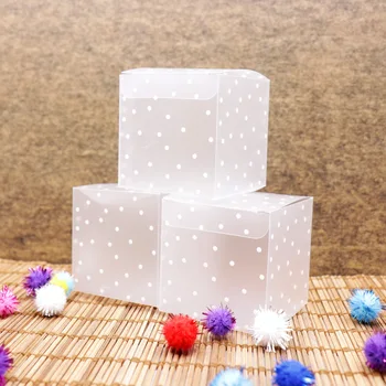 10pcs PVC Square Transparent Clear Dot Candy Box Chocolate Package Gift Box Cube For Wedding Birthday Christmas Party Decor
10pcs PVC Square Transparent Clear Dot Candy Box Chocolate Package Gift Box Cube For Wedding Birthday Christmas Party Decor