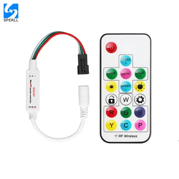 DC5V~24V SP104E 17Key LED Pixel Controller Led Light Dimmer RF Mini Wireless Remote LED Controller For LED Strip Decoration
DC5V~24V SP104E 17Key LED Pixel Controller Led Light Dimmer RF Mini Wireless Remote LED Controller For LED Strip Decoration