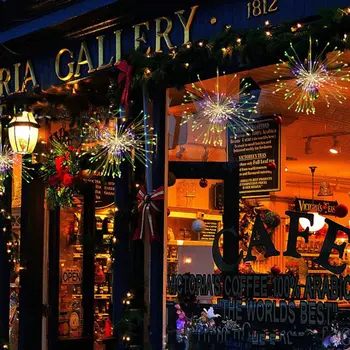 160 Light Copper Line Fireworks Light Battery Box Explosion Star Light String Christmas Decoration Light String
160 Light Copper Line Fireworks Light Battery Box Explosion Star Light String Christmas Decoration Light String