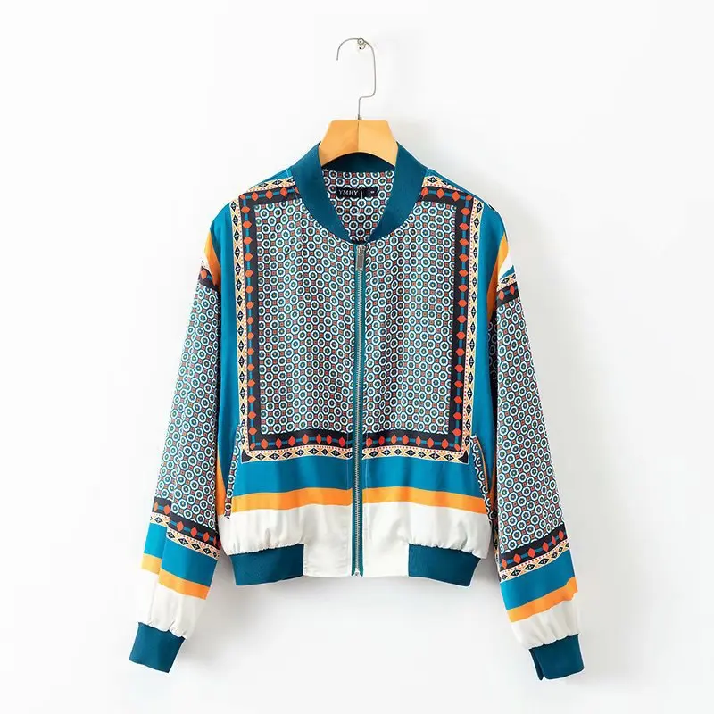 2018 Western Style Spring And Summer WOMEN'S Dress New Style Heat Transfer Floral Patterns Stand Collar Jacket
2018 Western Style Spring And Summer WOMEN'S Dress New Style Heat Transfer Floral Patterns Stand Collar Jacket