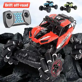 360 Degrees Rotating RC Stunt Off-road Car Watch Gesture Sensor Car All-Terrain Auto-demo Cars Rock Climbing Drive Toy Car
360 Degrees Rotating RC Stunt Off-road Car Watch Gesture Sensor Car All-Terrain Auto-demo Cars Rock Climbing Drive Toy Car