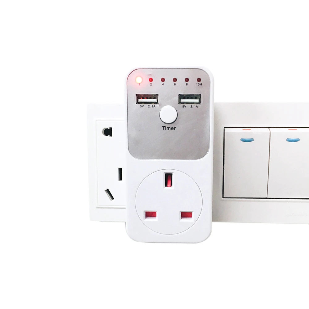 EU/UK Plug Electrical Outlet Plug Timer Socket Countdown Smart Time Setting Swtich Timer Control Socket
EU/UK Plug Electrical Outlet Plug Timer Socket Countdown Smart Time Setting Swtich Timer Control Socket