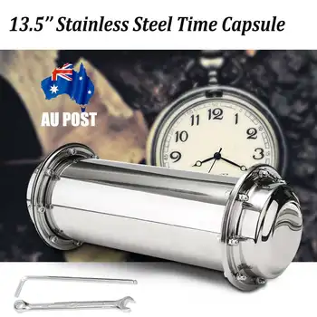 304 Stainless Steel Time Capsule 13.5inch/34cm Waterproof Anti-Corrosion Seal Bottle Memory Container Buried Storage Future Gift
304 Stainless Steel Time Capsule 13.5inch/34cm Waterproof Anti-Corrosion Seal Bottle Memory Container Buried Storage Future Gift