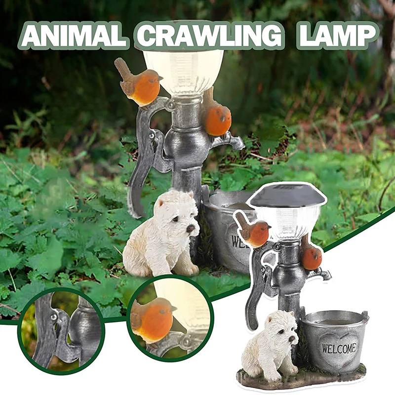 New Solar Garden Desktop Ornament Animal Light Cat Dog Rabbit Statue Ornament Cat Climbing Lawn Light Decor
New Solar Garden Desktop Ornament Animal Light Cat Dog Rabbit Statue Ornament Cat Climbing Lawn Light Decor