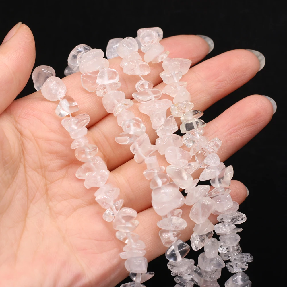 Natural White Crystal Stone Semi-precious Stone Gravel Charm Bead Making DIY Exquisite Necklace Bracelet Length 40cm
Natural White Crystal Stone Semi-precious Stone Gravel Charm Bead Making DIY Exquisite Necklace Bracelet Length 40cm