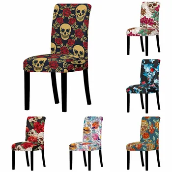 Skull Chair Cover Spandex Stretch Restaurant Chair Cover Wedding Banquet Chair Protective Cover Removable Washable Chair Cover
Skull Chair Cover Spandex Stretch Restaurant Chair Cover Wedding Banquet Chair Protective Cover Removable Washable Chair Cover