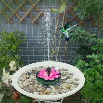 Solar Powered Water Fountain Lotus Shaped Fountain for Landscape Decoration Fountain Floating Garden Decor 
Solar Powered Water Fountain Lotus Shaped Fountain for Landscape Decoration Fountain Floating Garden Decor