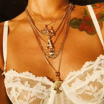 Gold Choker Pendant Necklace for Women Boho Retro Multilayer Human Head Sun Crown Geometric Collar Necklace Jewelry Party Gift
Gold Choker Pendant Necklace for Women Boho Retro Multilayer Human Head Sun Crown Geometric Collar Necklace Jewelry Party Gift