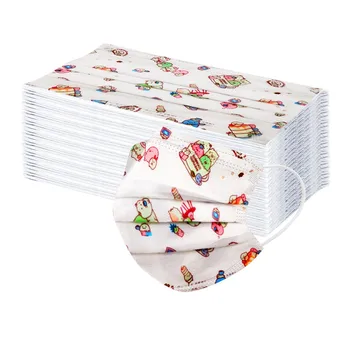 50/100pc Children's Three-layer Non-woven Protective Dust-proof Cartoon Printed Disposable Mask Breathable Scarf Mask Mascarilla
50/100pc Children's Three-layer Non-woven Protective Dust-proof Cartoon Printed Disposable Mask Breathable Scarf Mask Mascarilla